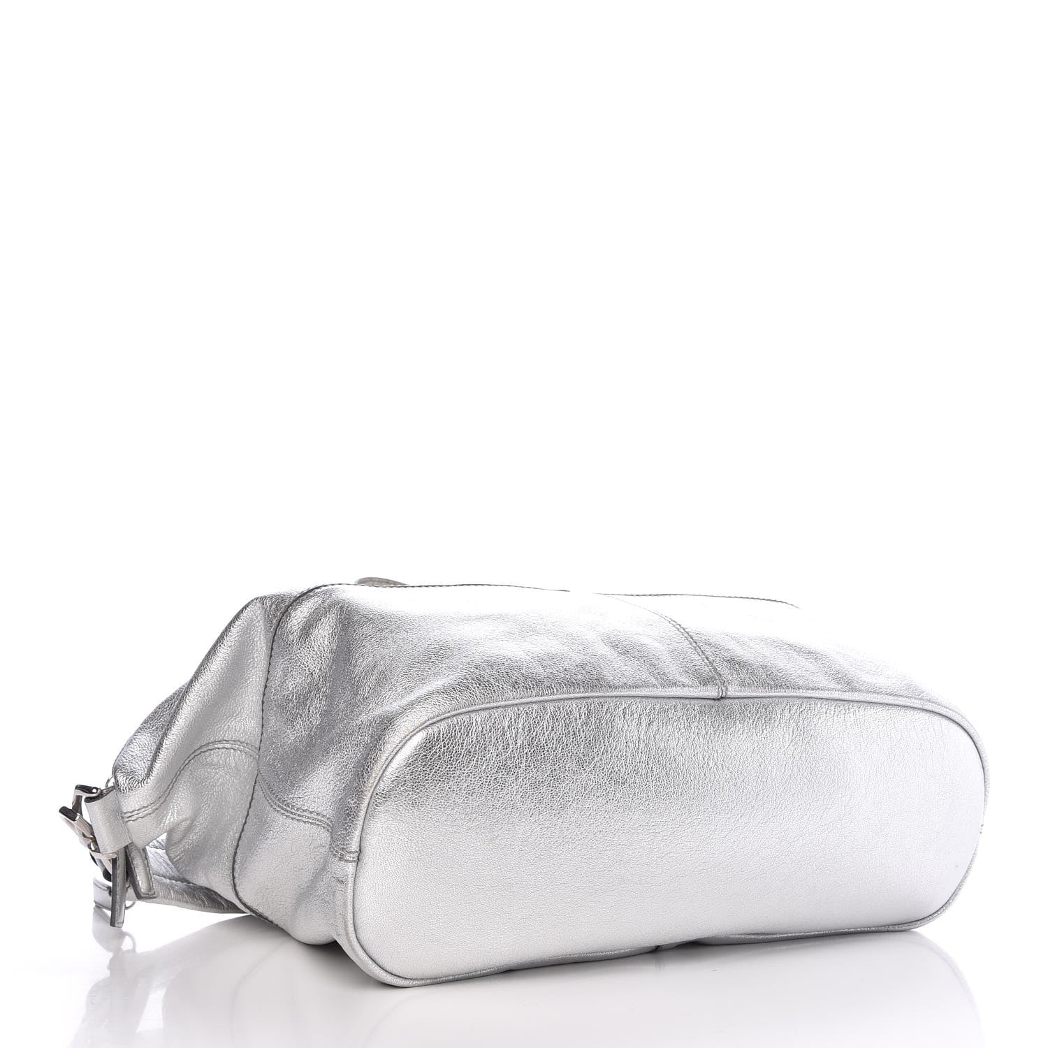 Givenchy Metallic Calfskin Medium Nightingale Silver 5 of 8