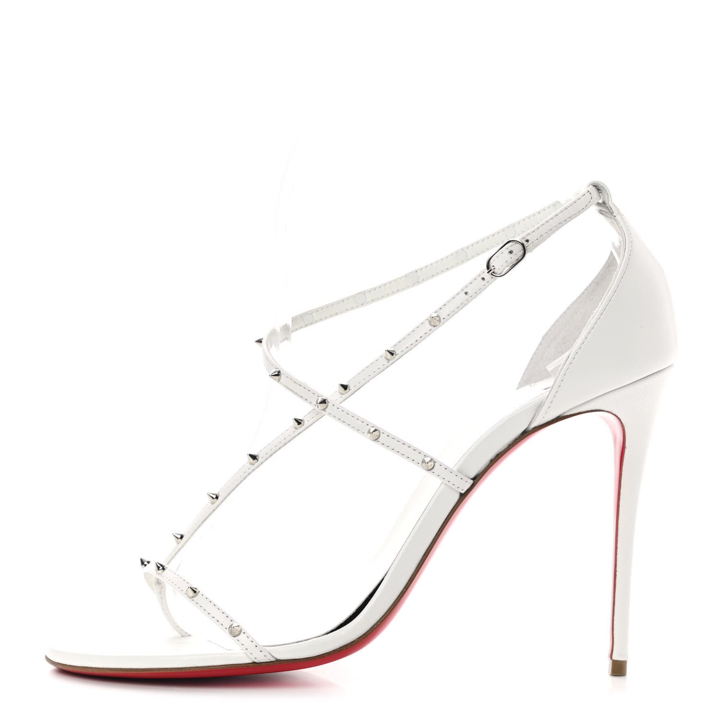 Riojana 100 Spiked Sandals 39.5 White