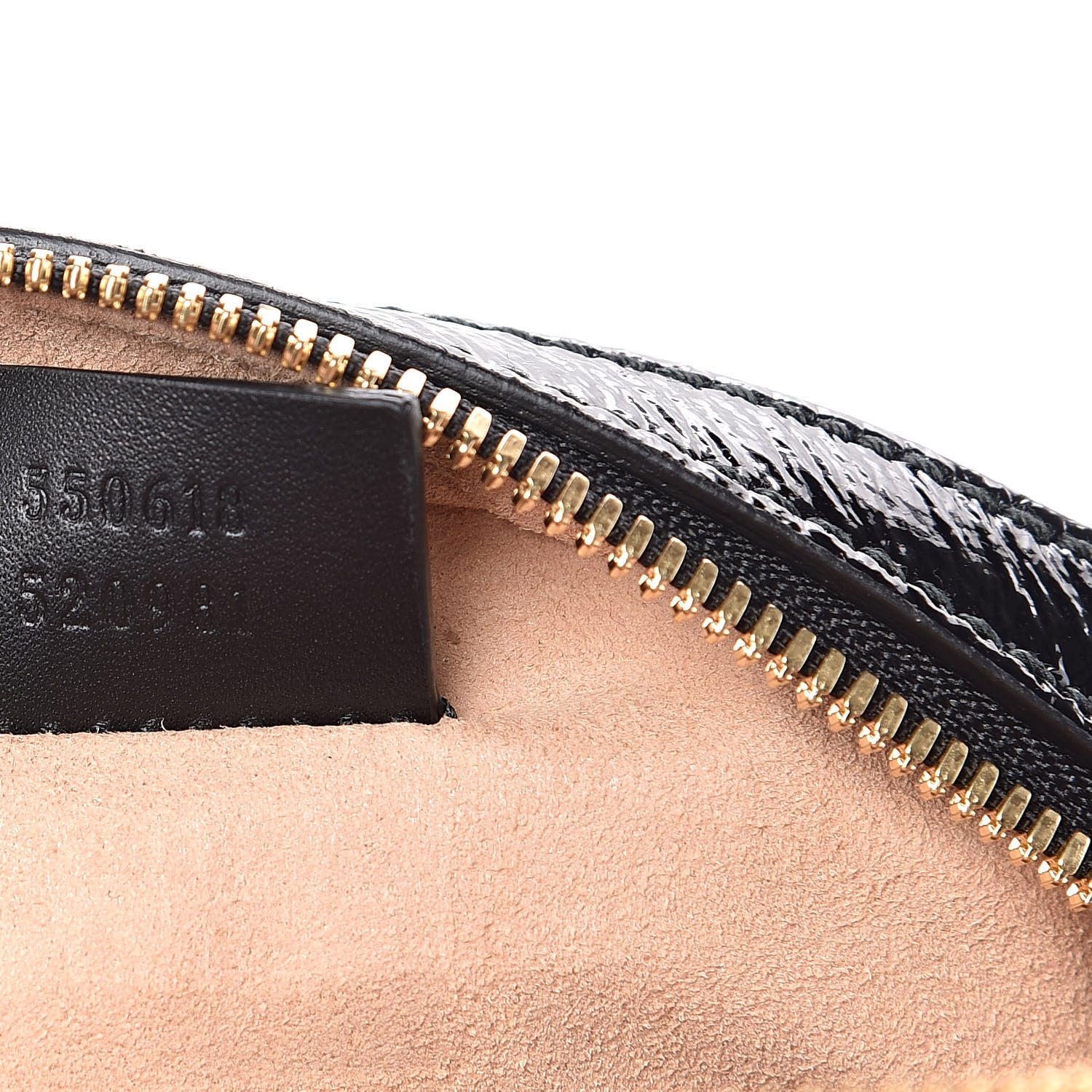 Gucci Suede Patent Web Mini Ophidia Round Shoulder Bag Black 7 of 10