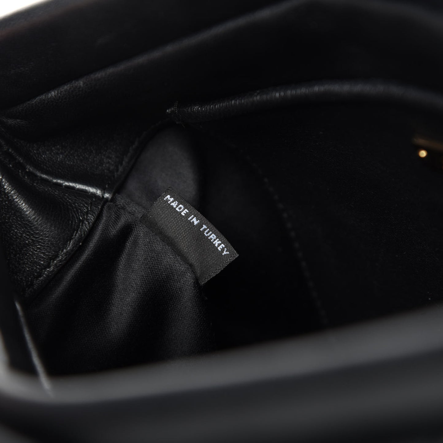 Nappa Matelasse Crossbody Clutch Black