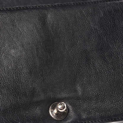 Chanel Calfskin Crystal Embossed Medium Boy Flap Black 13 of 15