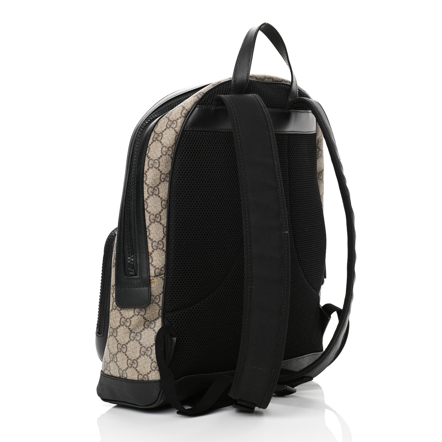 Gucci GG Supreme Monogram Medium Backpack Black 3 of 13