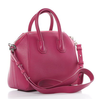 Givenchy Sugar Goatskin Mini Antigona Magenta 3 of 11