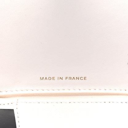 Chanel Lambskin Quilted Book Card Holder on Chain Black 7 of 10