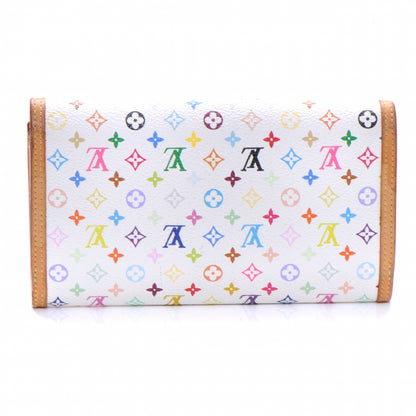 Louis Vuitton Monogram Multicolor Porte Tresor International Wallet White 3 of 8