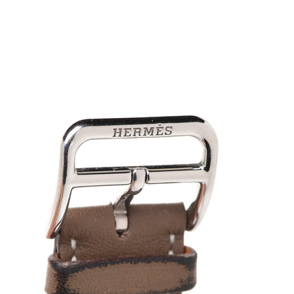 Hermes Swift 38mm Apple Watch Double Tour Band Etoupe 5 of 7
