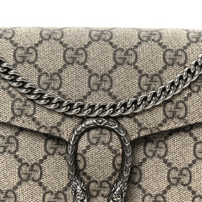 Gucci GG Supreme Monogram Mini Dionysus Chain Wallet Beige Taupe 8 of 10
