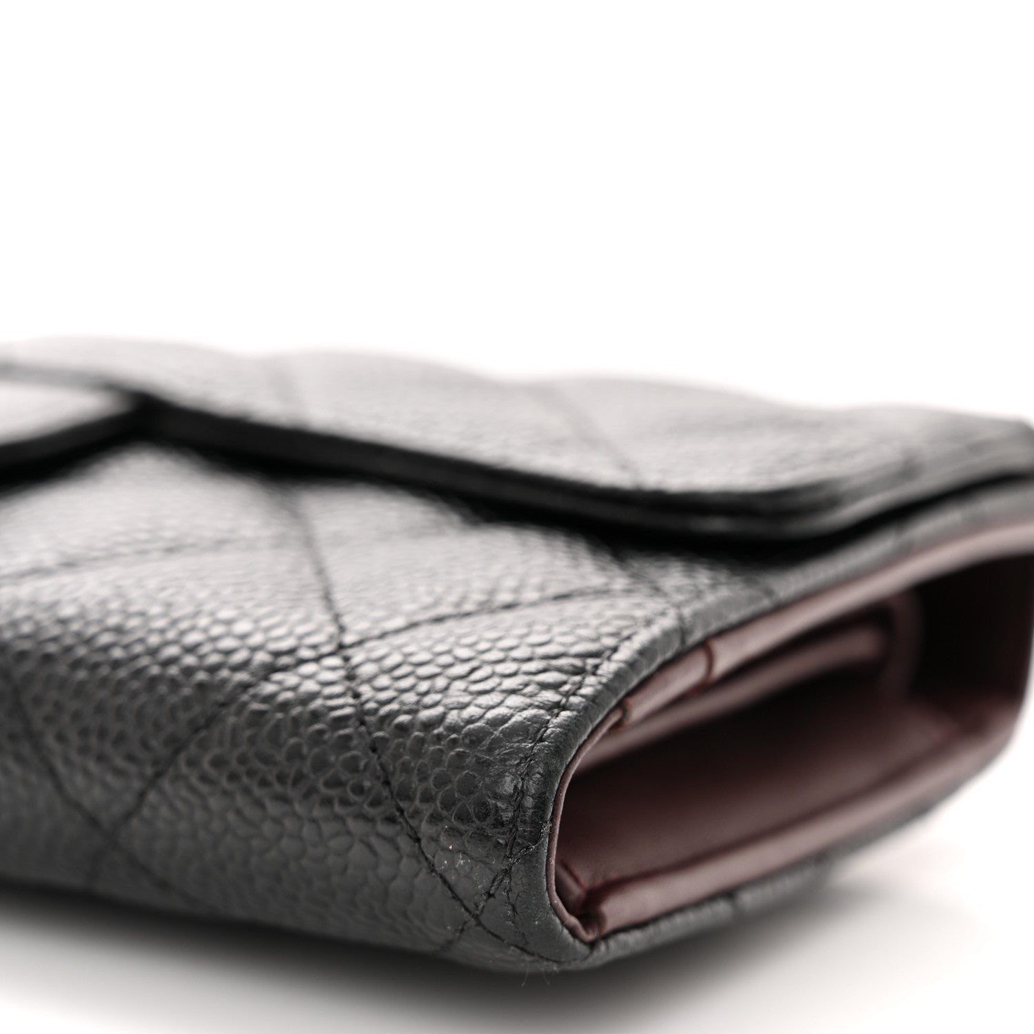 Chanel Caviar Quilted Large Flap Wallet Black 8 of 12