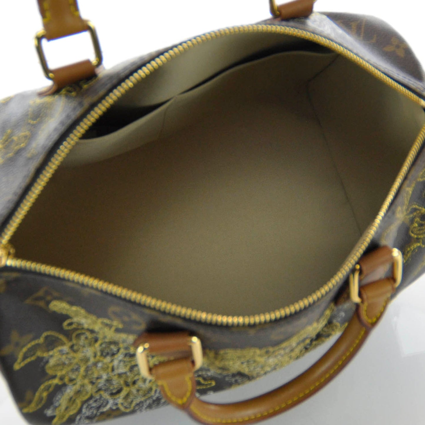 Monogram Dentelle Speedy 30 Gold