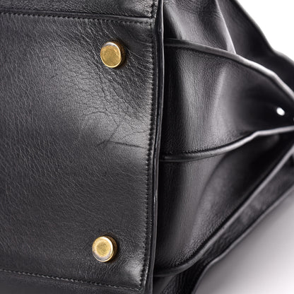 Saint Laurent Calfskin Large Sac De Jour Carryall Black 12 of 16