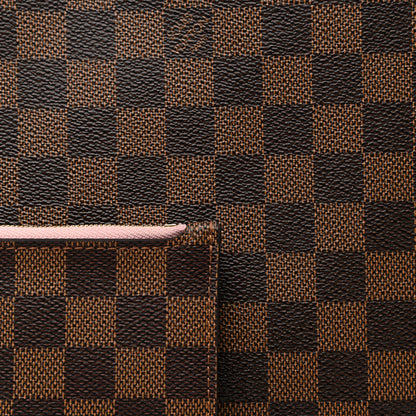 Louis Vuitton Damier Ebene Neo Neverfull MM Rose Ballerine 8 of 23