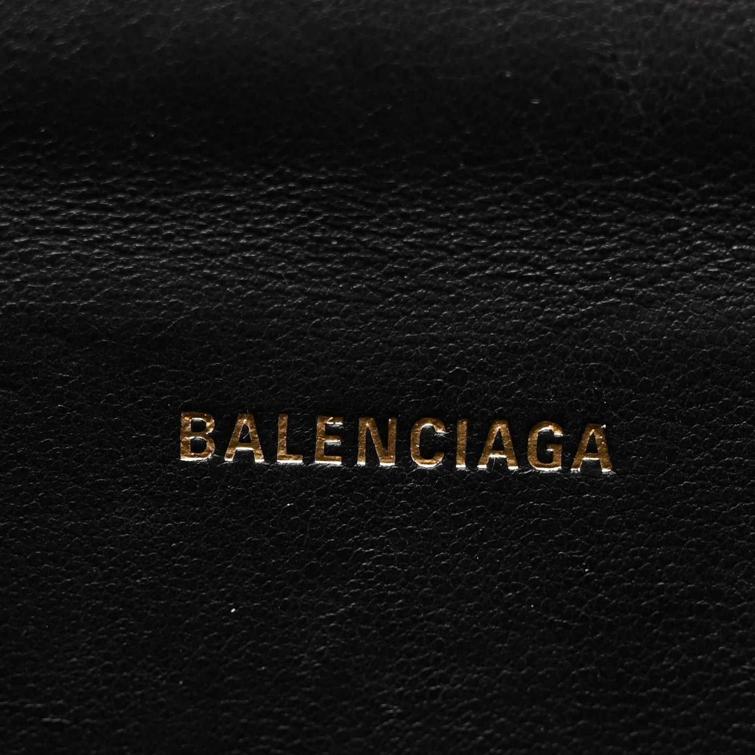 Balenciaga Metallic Calfskin Crocodile Embossed Hourglass Top Handle Bag XS Gold 6 of 13