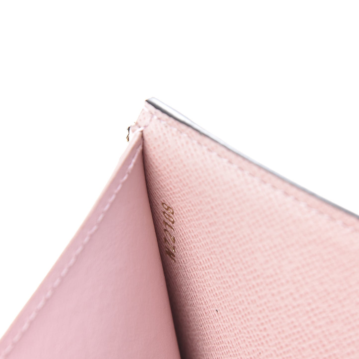 Damier Ebene Victorine Wallet Rose Ballerine