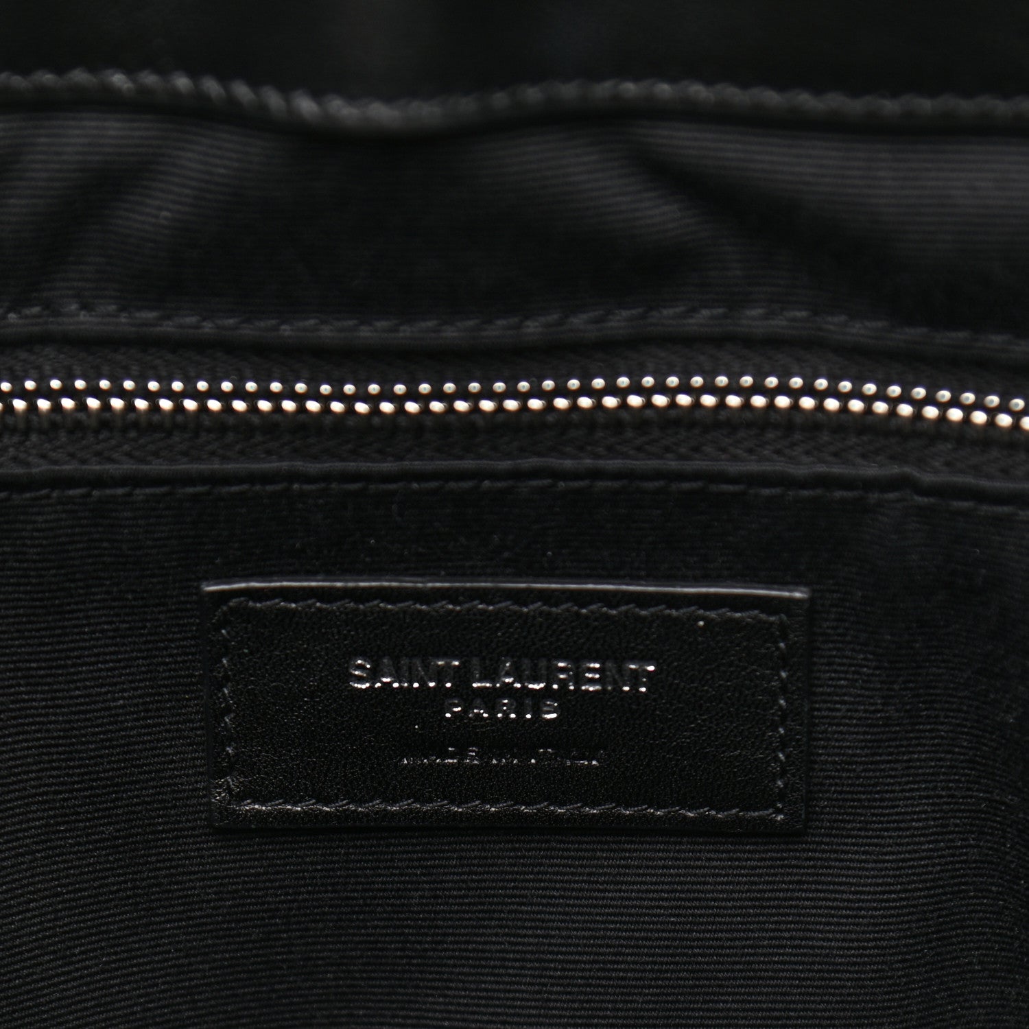 Saint Laurent Calfskin Y Quilted Monogram Large Loulou Shopper Black 6 of 11
