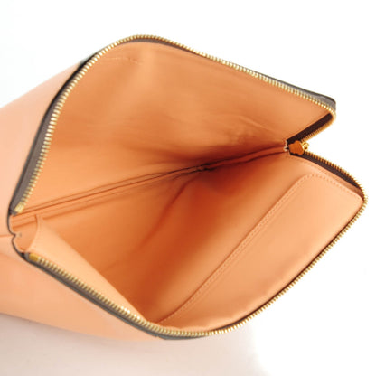 Celine Lambskin Bi-Color Coeur iPad Clutch Blush Black 6 of 7