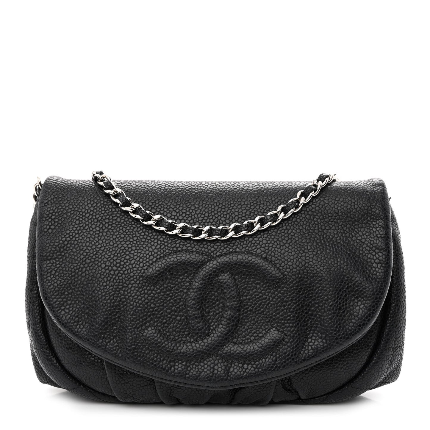 Caviar Half Moon Wallet On Chain WOC Black