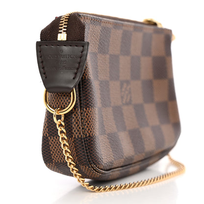 Louis Vuitton Damier Ebene Mini Pochette Accessories 3 of 7