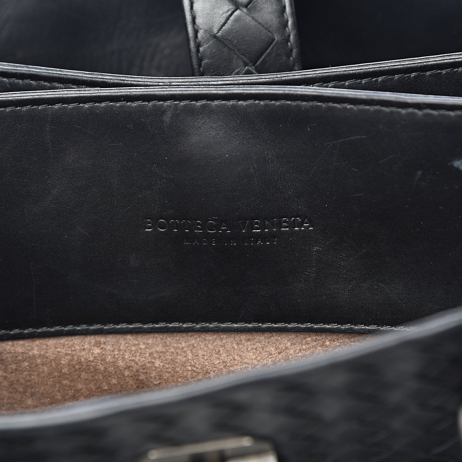 Bottega Veneta Light Calf Intrecciato Small Roma Black 8 of 15