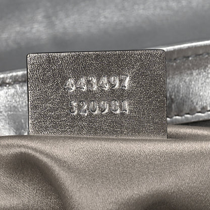 Gucci Sequin Matelasse Small GG Marmont Shoulder Bag Silver 7 of 10