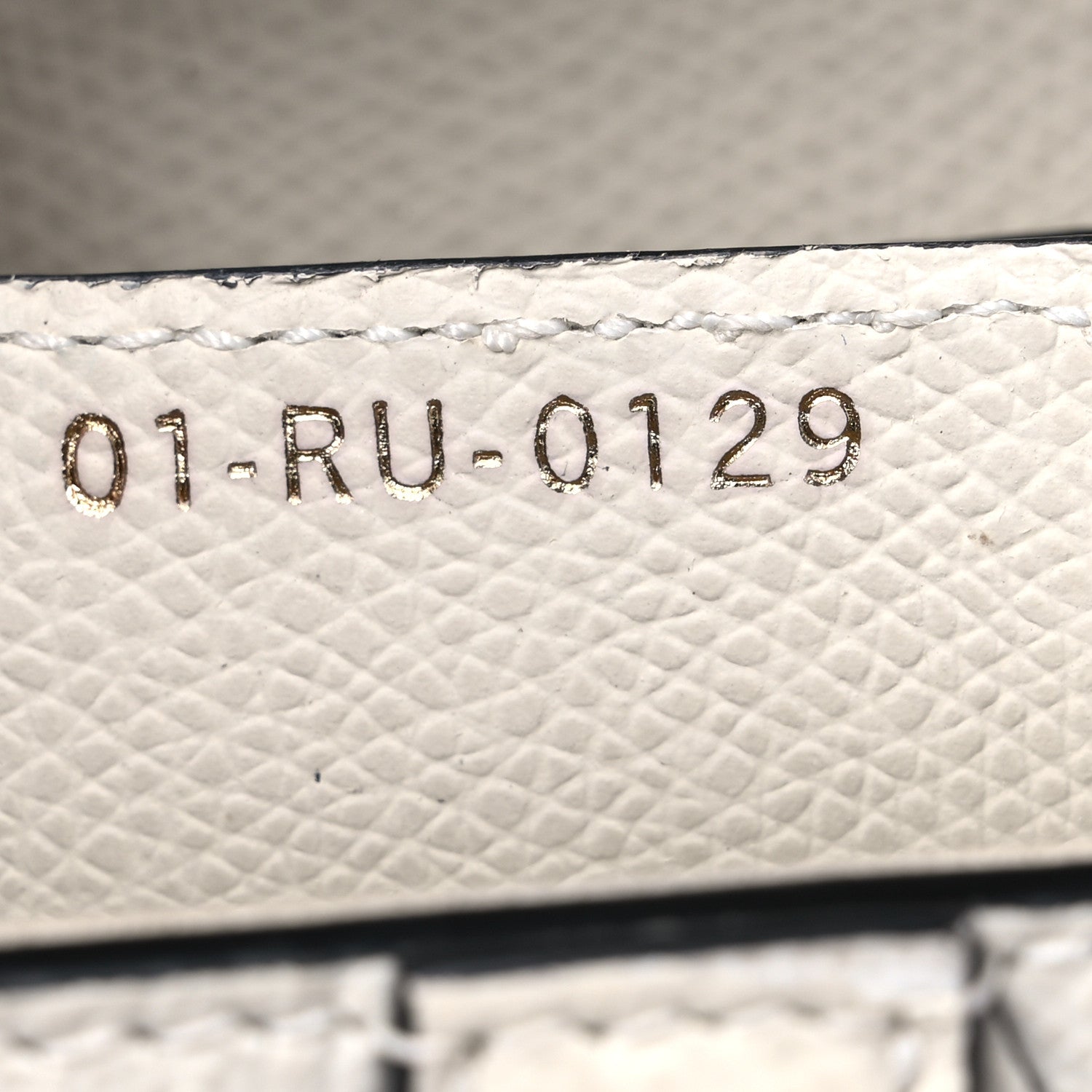 Christian Dior Grained Calfskin Saddle Bag White 6 of 10