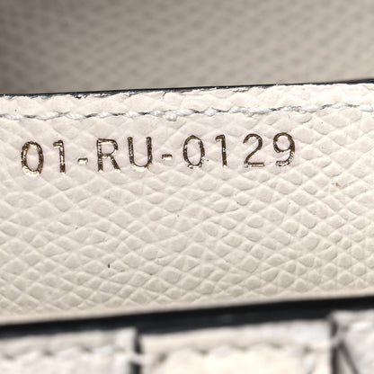 Christian Dior Grained Calfskin Saddle Bag White 6 of 10