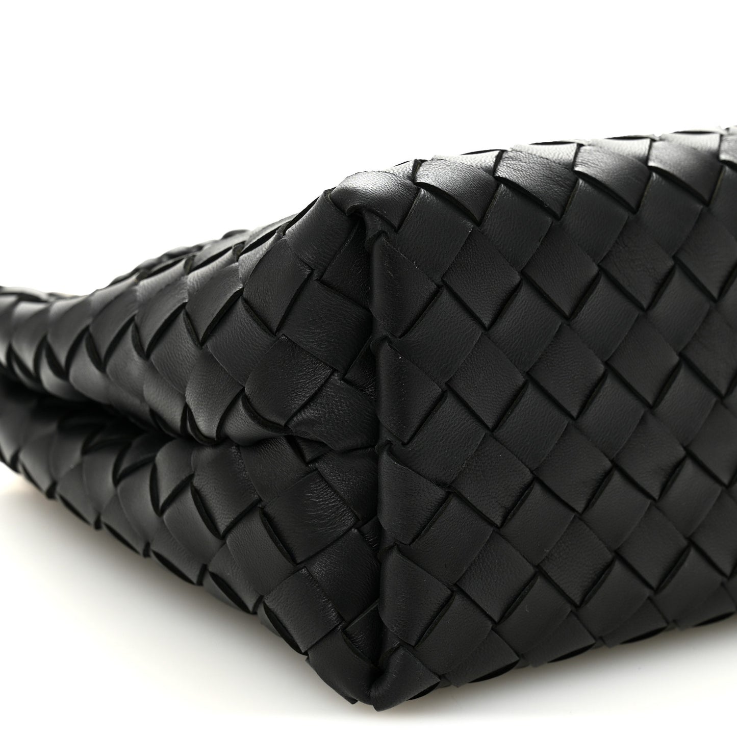 Nappa Intrecciato Small Andiamo Shoulder Bag Black
