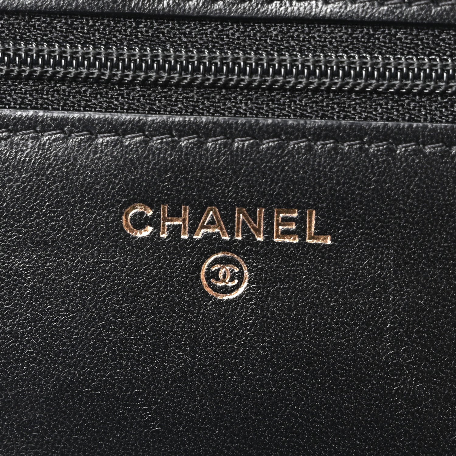 Chanel Lambskin Quilted Trendy CC Wallet On Chain WOC Black 6 of 11