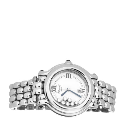 Chopard Stainless Steel 7 Diamond 32mm Happy Sport Quartz Watch 2 of 4