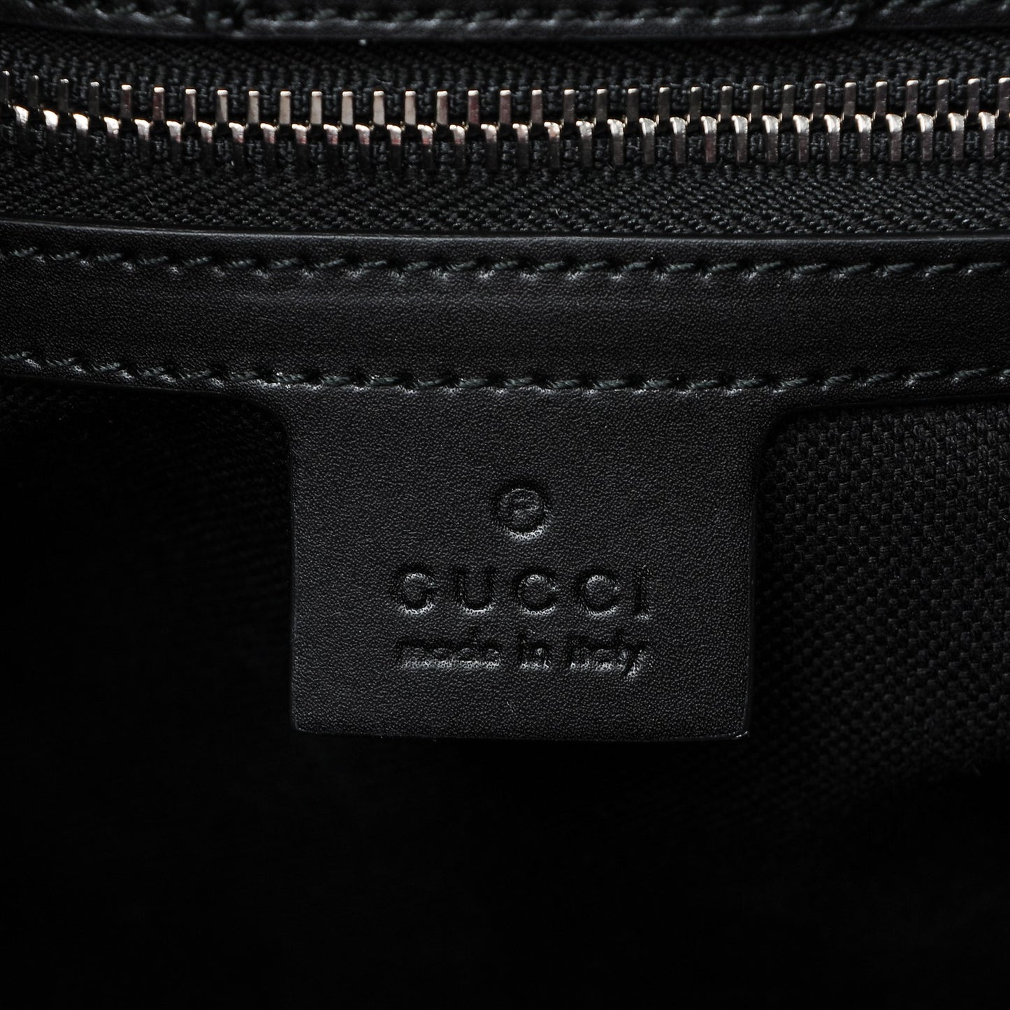 GG Supreme Monogram Web Angry Cat Embroidered Vertical Tote Black Grey