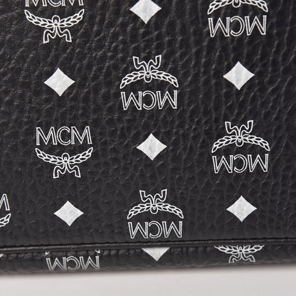 MCM Visetos Medium Reversible Shopper Tote Black 17 of 22