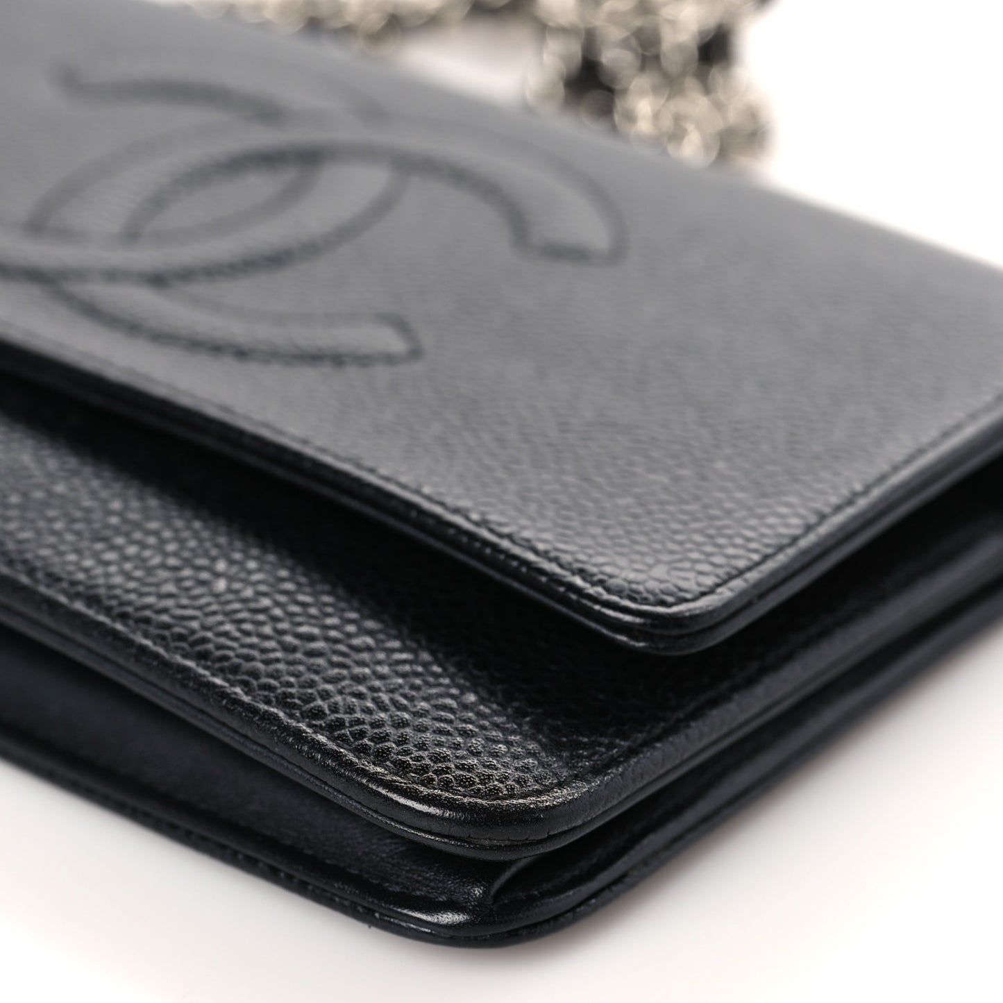 Caviar Timeless CC Wallet on Chain WOC Black
