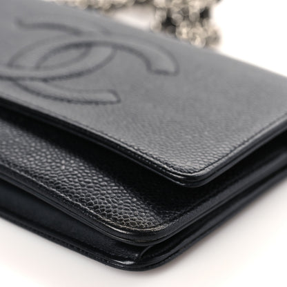 Chanel Caviar Timeless CC Wallet on Chain WOC Black 10 of 10