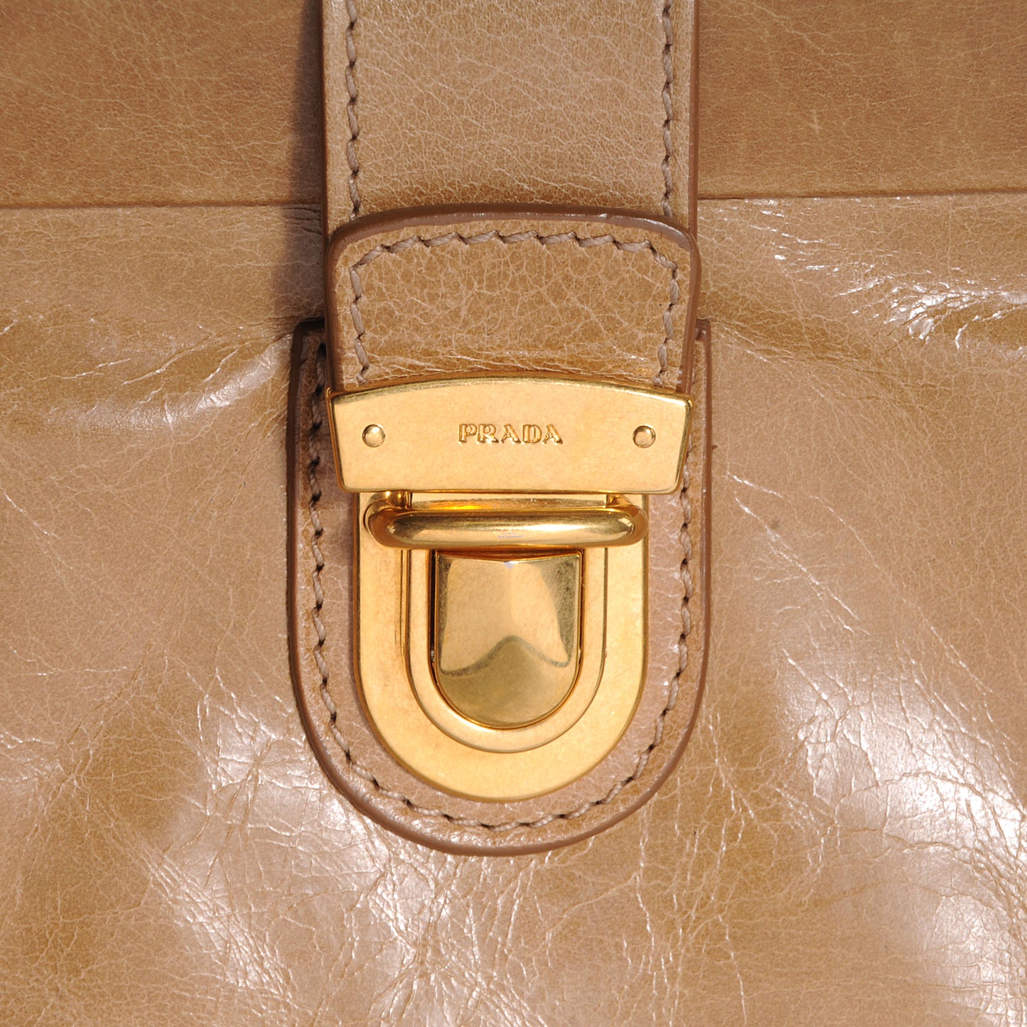 Vitello Shine Large Tote Sughero Talco