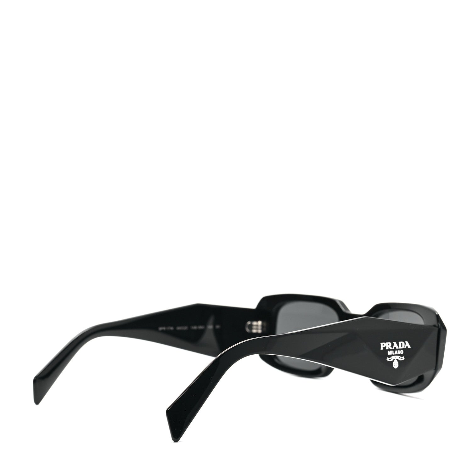 Prada Acetate Symbole Sunglasses SPR 17W Black 4 of 6