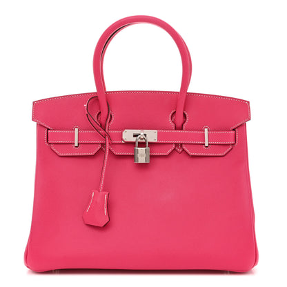 Hermes Epsom BIRKIN 30 Rose Tyrien 1 of 11