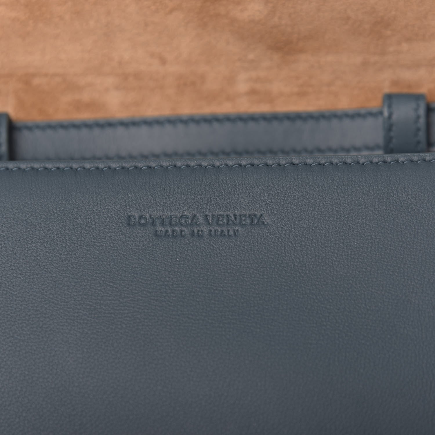 Bottega Veneta Lambskin Maxi Intrecciato Mini Cassette Crossbody Bag Petrol Blue 6 of 9