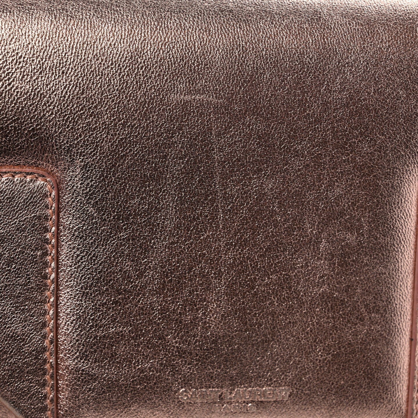 Metallic Calfskin Small Betty Rose Gold