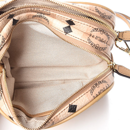 MCM Striped Visetos Mini Crossbody Bag Beige 6 of 14