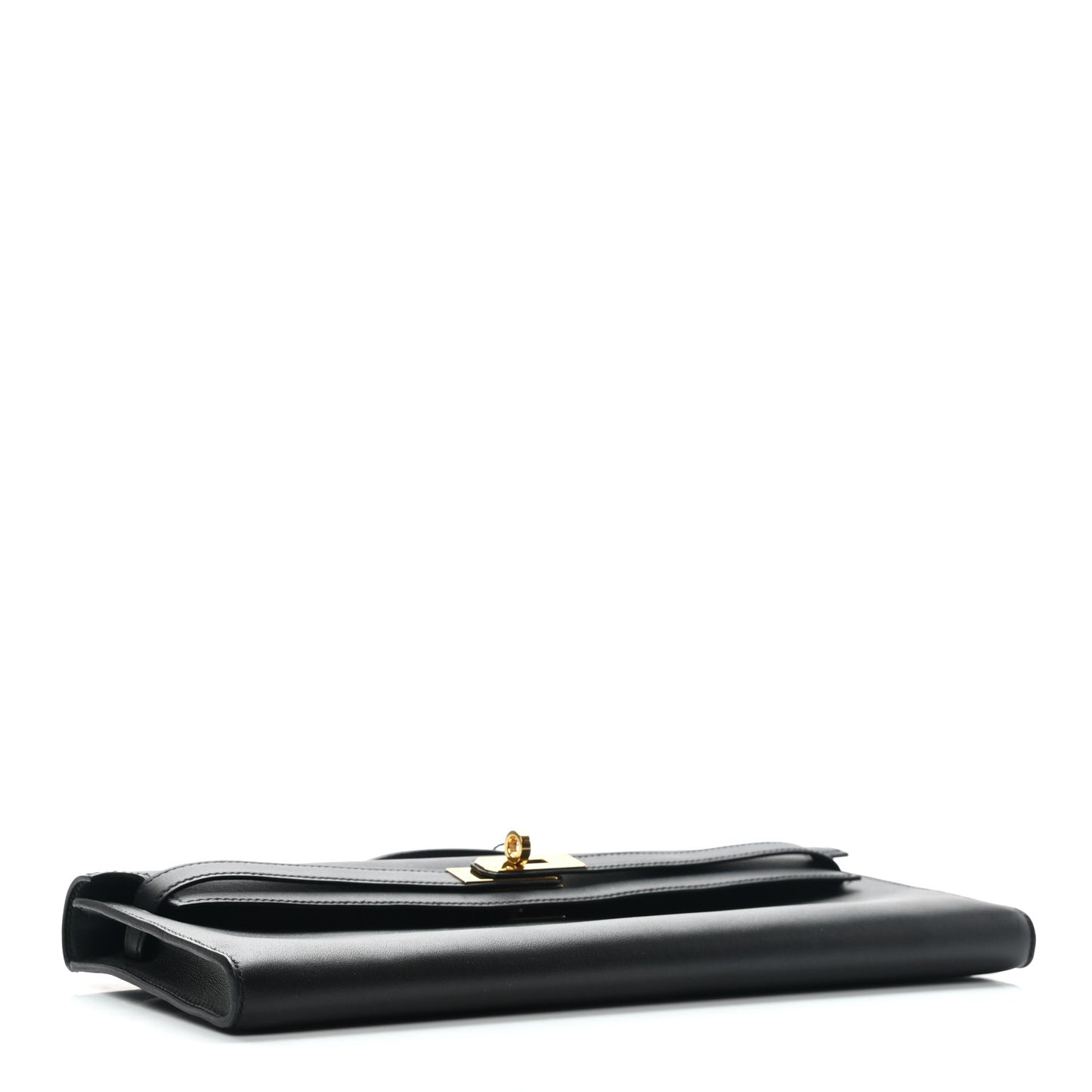 Swift Kelly Cut Clutch Pochette Black