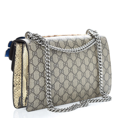Gucci GG Supreme Monogram Python Embroidered Small Dionysus Shoulder Bag 4 of 18