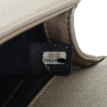 Chanel Metallic Lambskin Mini Scaled Boy Flap Gold 7 of 7