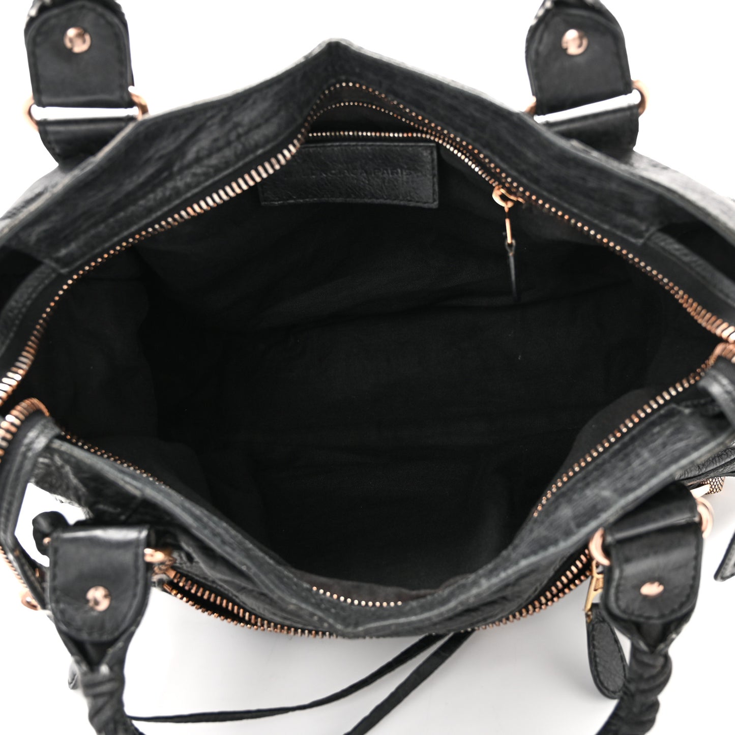 Agneau Giant 21 Rose Gold Hardware City Black
