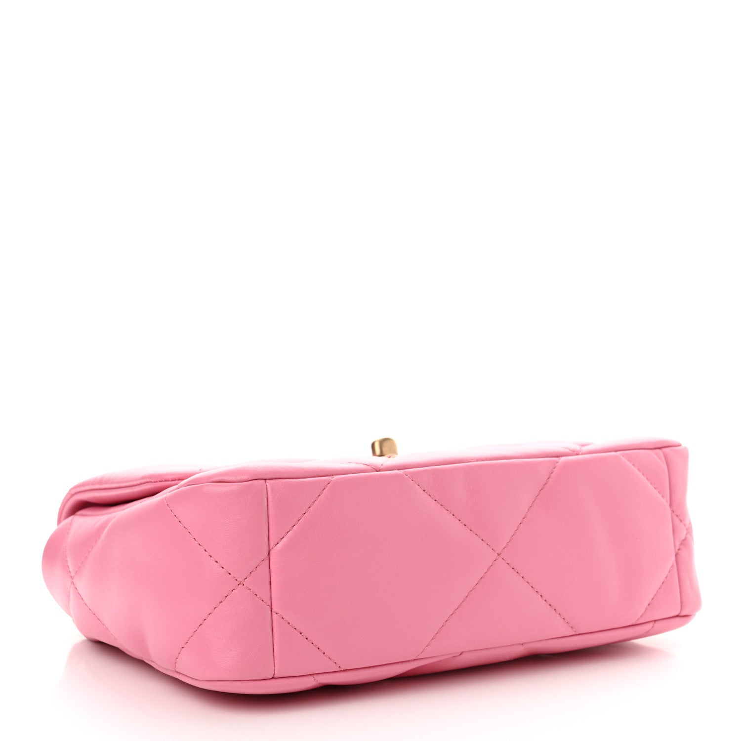 Chanel Lambskin Quilted Medium Chanel 19 Flap Pink 4 of 11