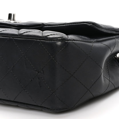 Chanel Lambskin Quilted Mini Rectangular Flap Black 10 of 12