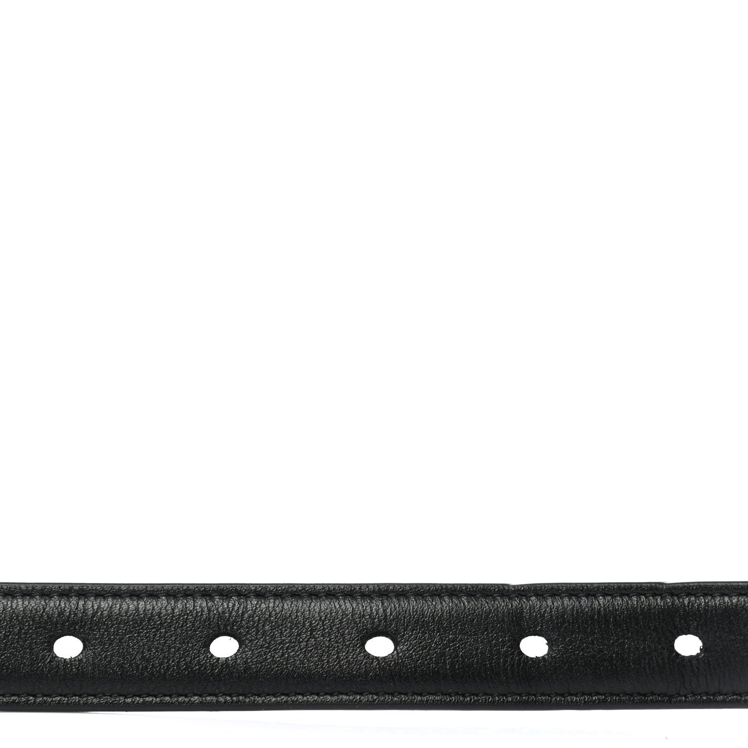 Saint Laurent Smooth Calfskin Monogram Square Buckle Belt 100 40 Black 3 of 6