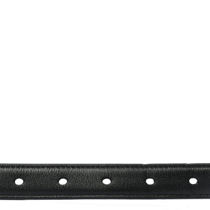 Saint Laurent Smooth Calfskin Monogram Square Buckle Belt 100 40 Black 3 of 6