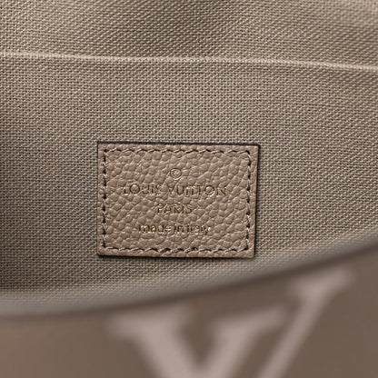 Louis Vuitton Empreinte Monogram Giant Felicie Pochette Tourterelle Creme 8 of 11