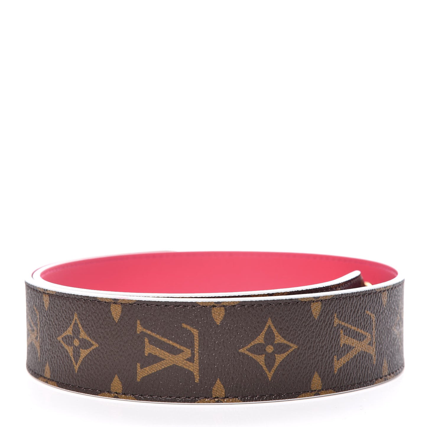 Monogram Bandouliere Shoulder Strap Hot Pink