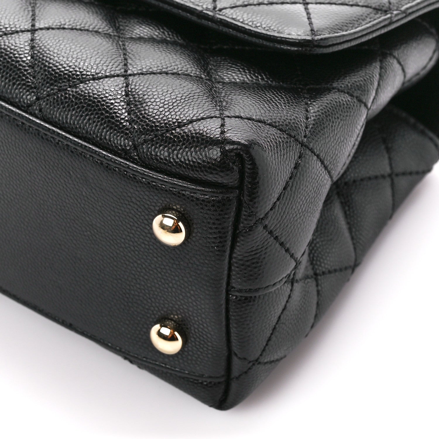 Chanel Caviar Quilted Mini Coco Handle Flap Black 11 of 12