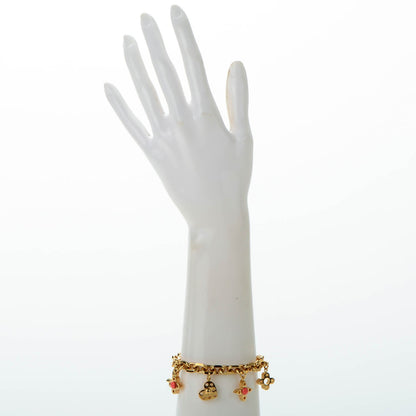Louis Vuitton Hide and Seek Charm Bracelet Gold 2 of 6